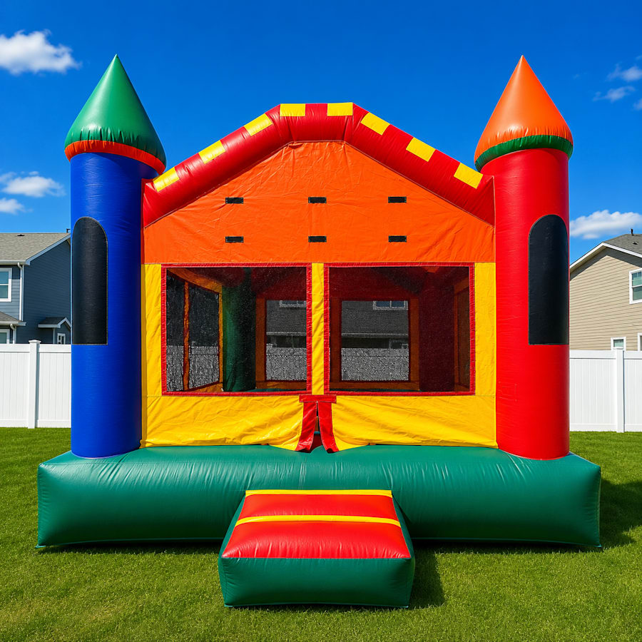 Original photo of Shane's Standard Castle inflatable